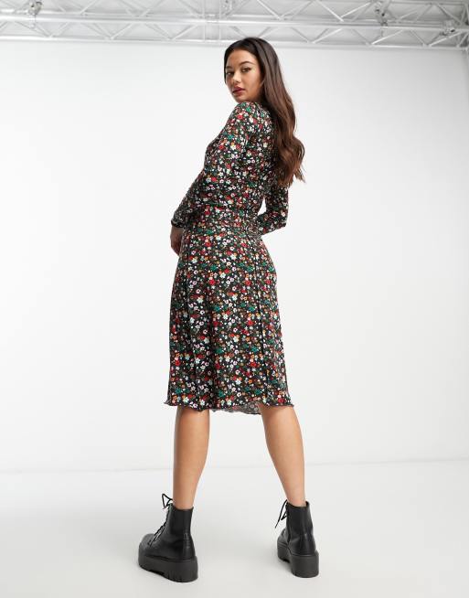 Floral shop turtleneck dress