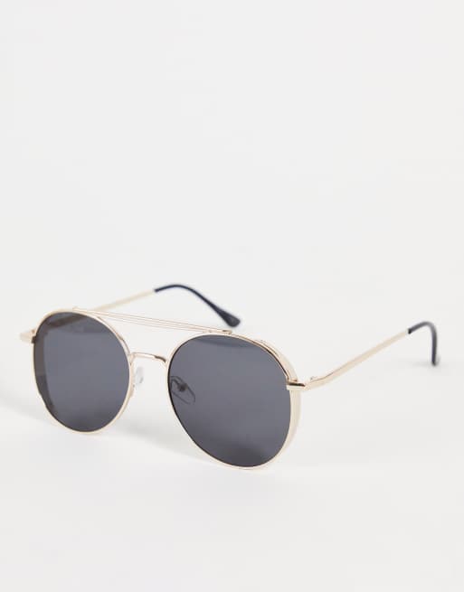 Pieces aviator sunglasses on sale