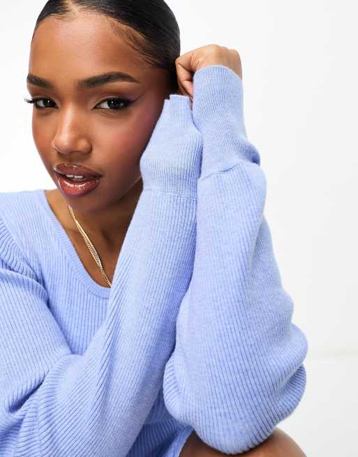 The Oversized Sweater Dress - Light Blue