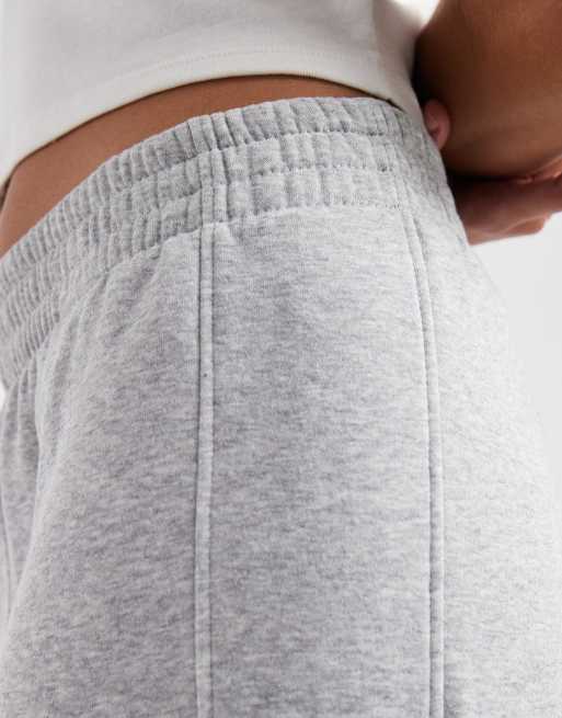 Pieces barrel leg sweatpants in light gray, 4 of 5
