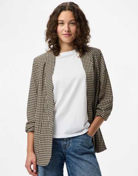 PIECES – Blazer in weißer Pfeffer - view 1