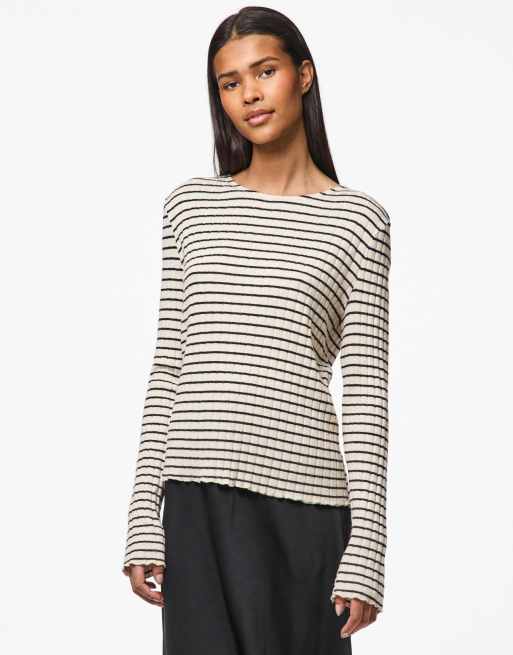 Pieces - Blouse à manches longues - Bouleau