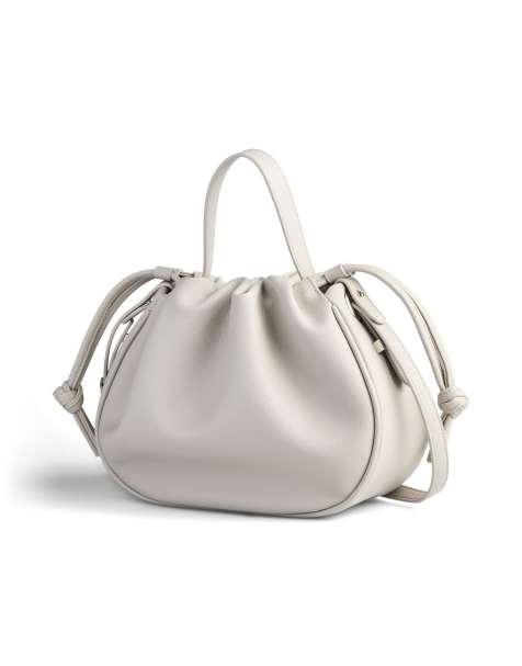 Pieces - Borsa color grigio cromato - view 1