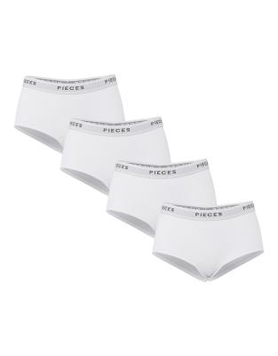 Pieces - Boxershorts in strahlendem Weiß