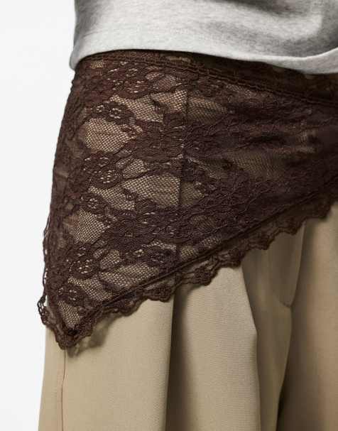 Pieces – Brun halsduk - view 1