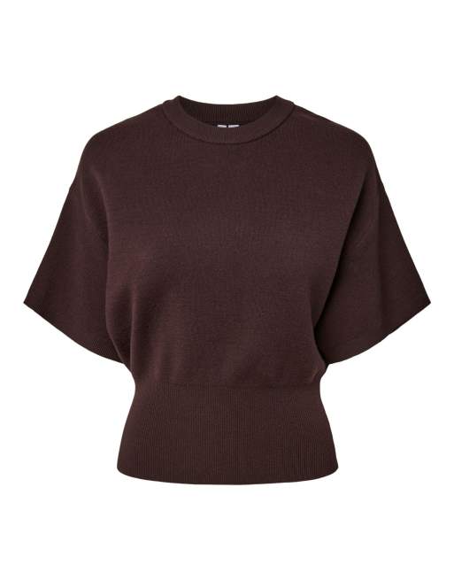 Pieces – Brun t-shirt, 5 av 5