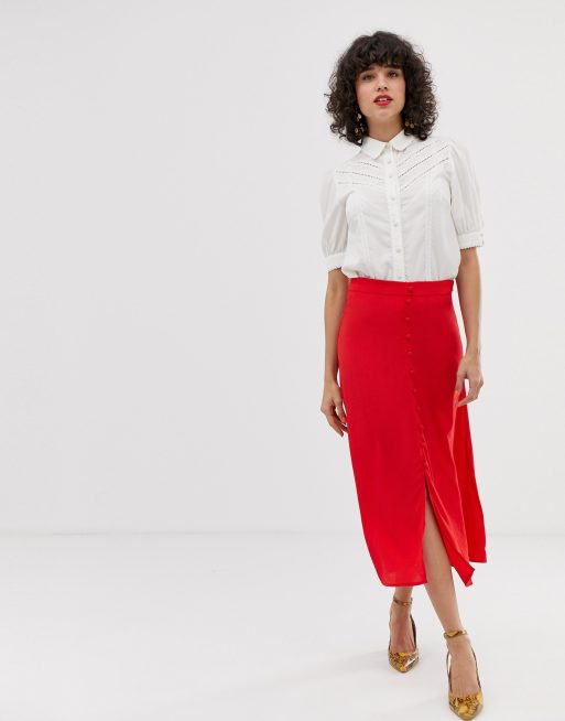 Asos midi hotsell skirt 9.5