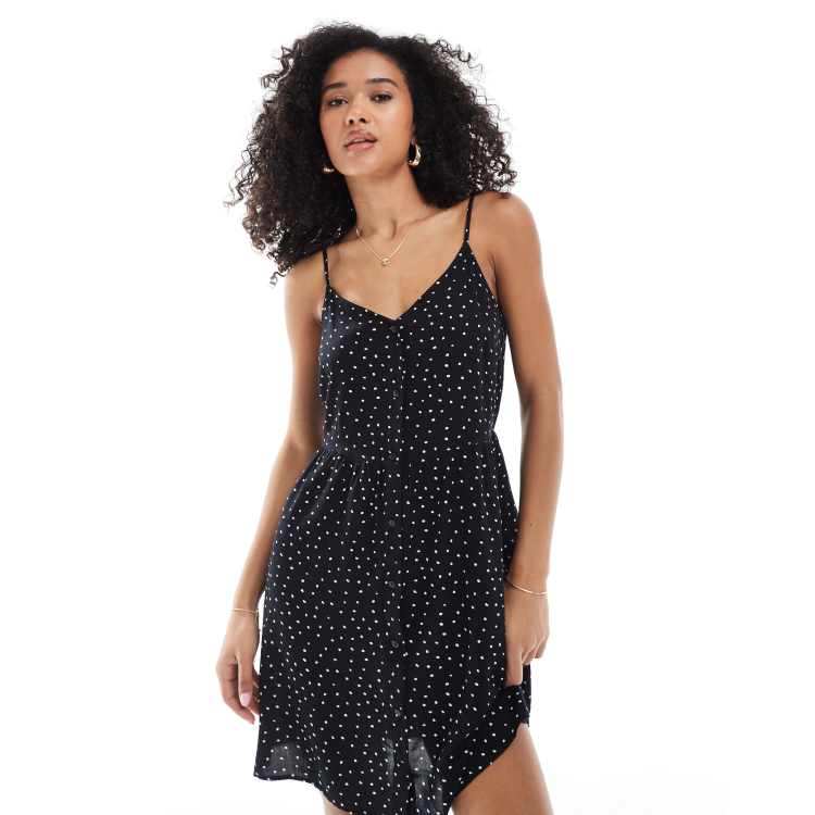 【amerge】fur cami mini onepiece（black） Chemise Onepiece – Galamaar