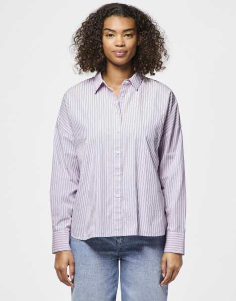 Pieces - Camicia color bonbon - view 1