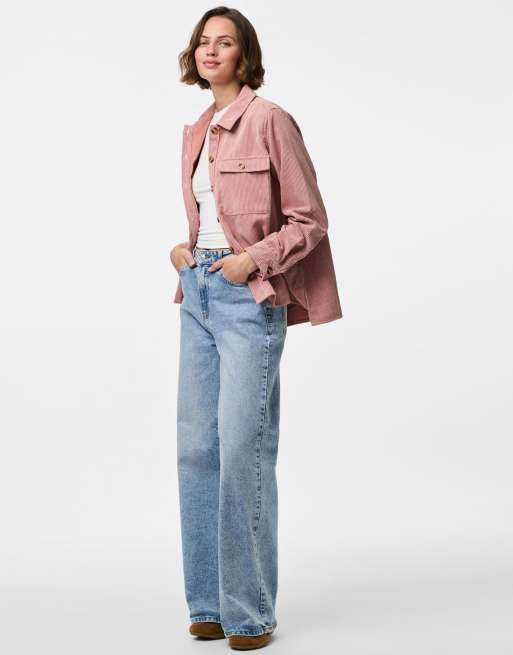 Pieces - Camicia rosa cenere, 3 di 6
