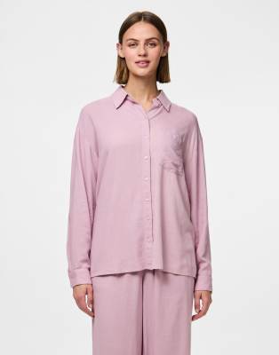 Pieces - Camicia rosa