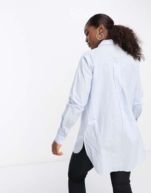 Camicione top lungo bianco