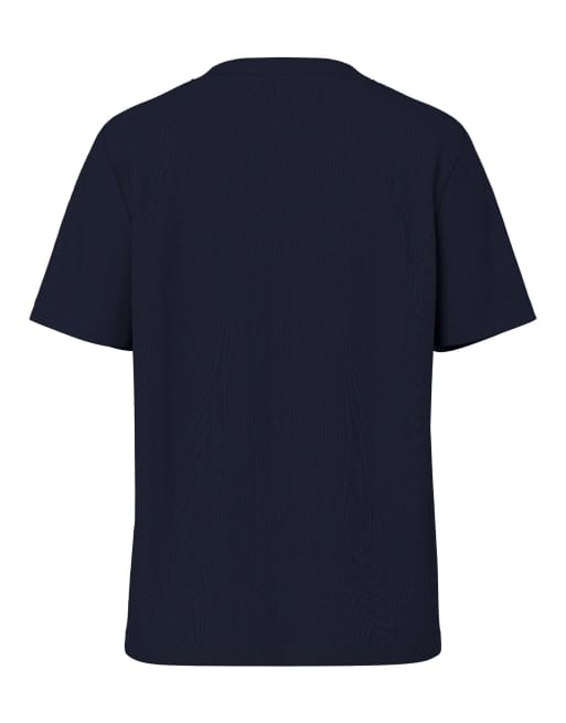 Pieces - camiseta en azul marino, 6 de 6