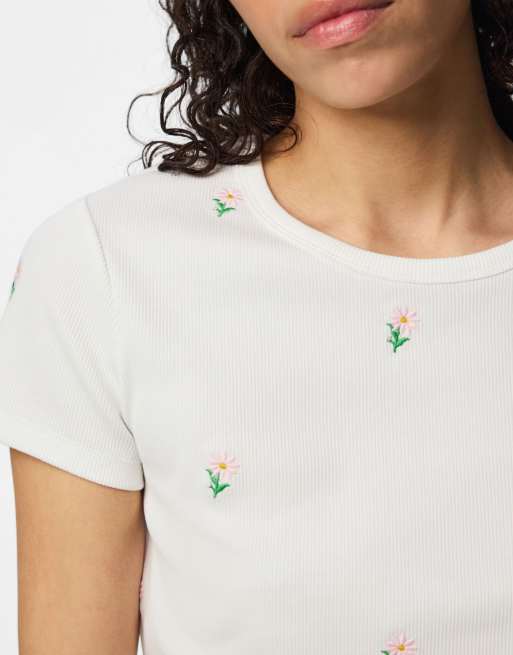 Pieces - camiseta en Cloud Dancer, 4 de 7