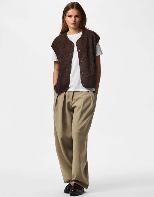 Pieces - Canotta color hot fudge, 3 di 7