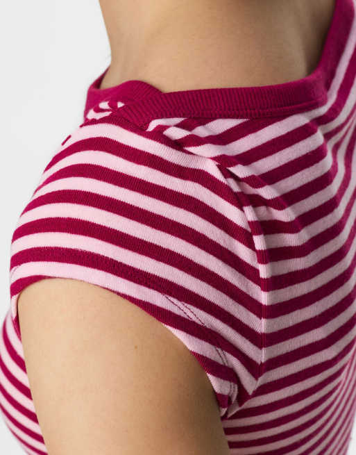 Pieces Cap sleeve top in roseate spoonbill1, 4 of 6
