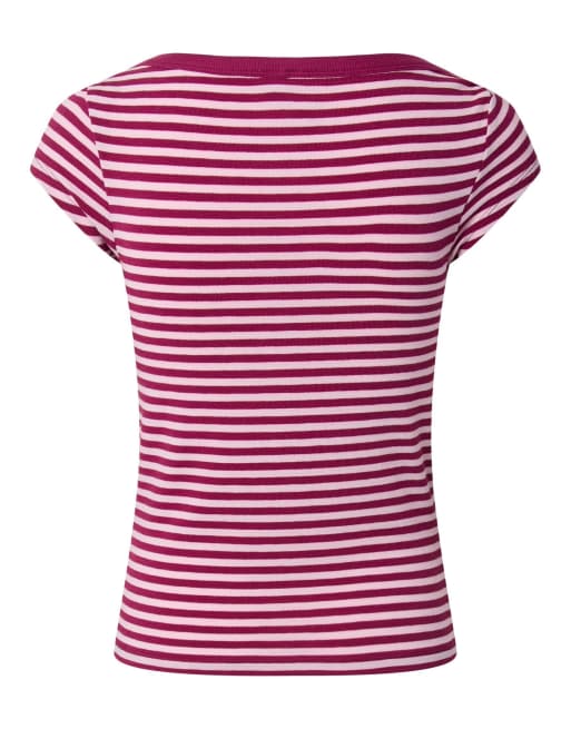 Pieces Cap sleeve top in roseate spoonbill1, 6 of 6