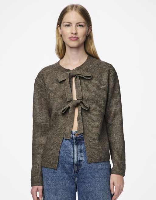Pieces - Cardigan color spugnola