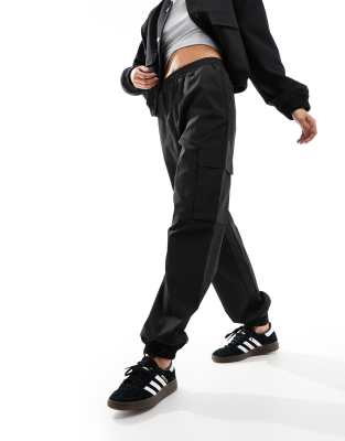 Pieces cargo pants in black | ASOS