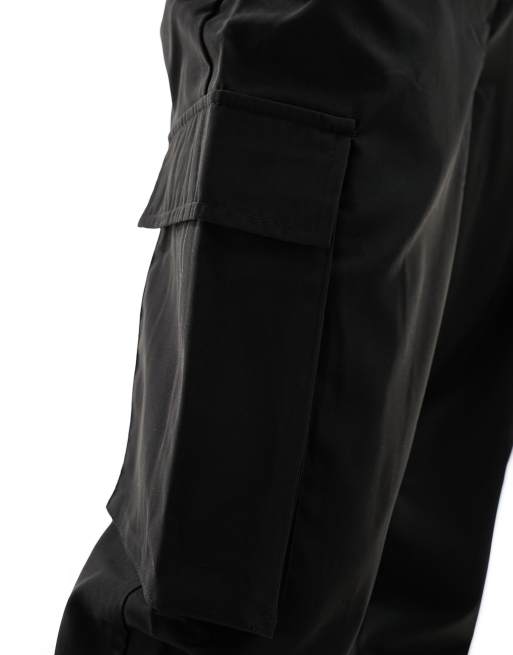 Pieces cargo pants in black | ASOS