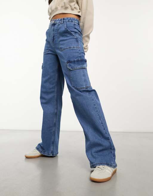 Cargo hotsell style jeans