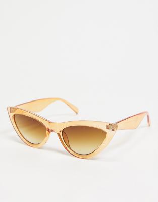 Pieces - Cat-Eye-Sonnenbrille in Orange