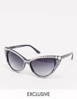 pearl cat eye glasses