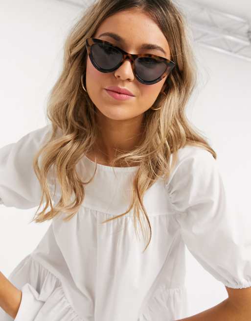 Tortoise shell cateye outlet sunglasses