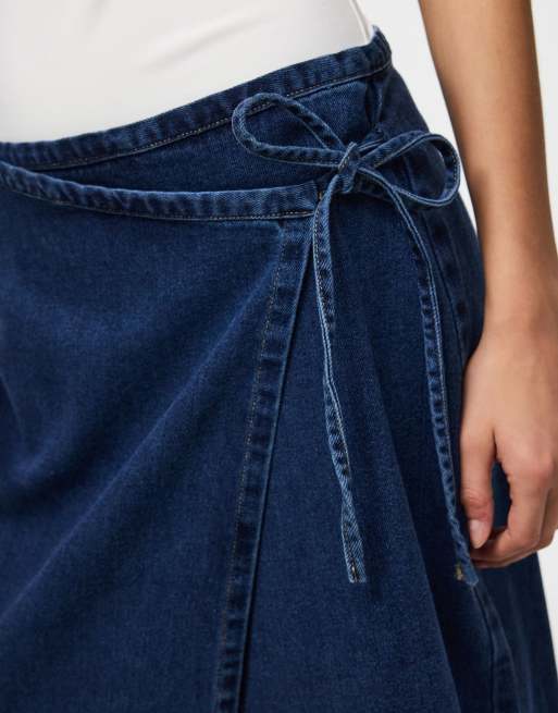 Pieces - Chemise en jean - Bleu foncé, 4 de 6