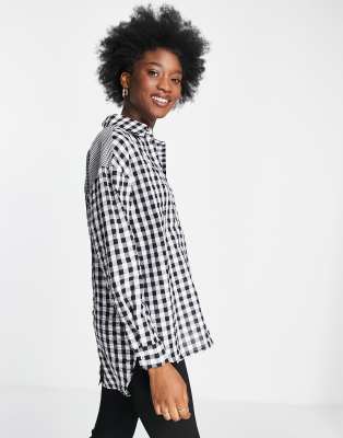 Chemisier Equipment Logan En Soie Noir Et Blanc - Taille S, Idéal été, Manches Courtes