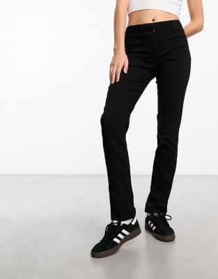 Pieces - Chino-Hose in Schwarz