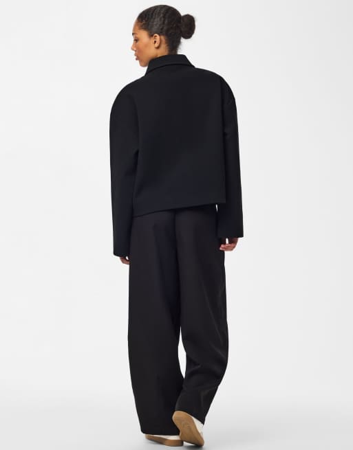 Pieces Coat in black, 2 of 7