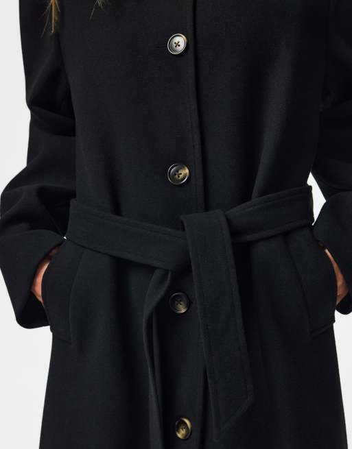 Pieces Coat in black1, 4 of 7