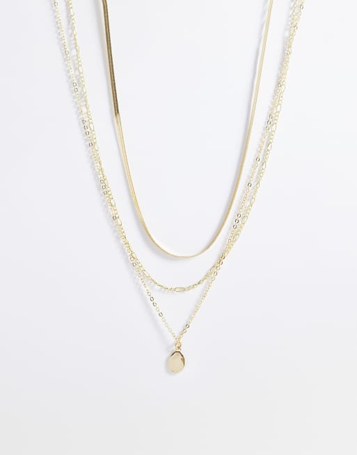 Pieces - Collana color oro