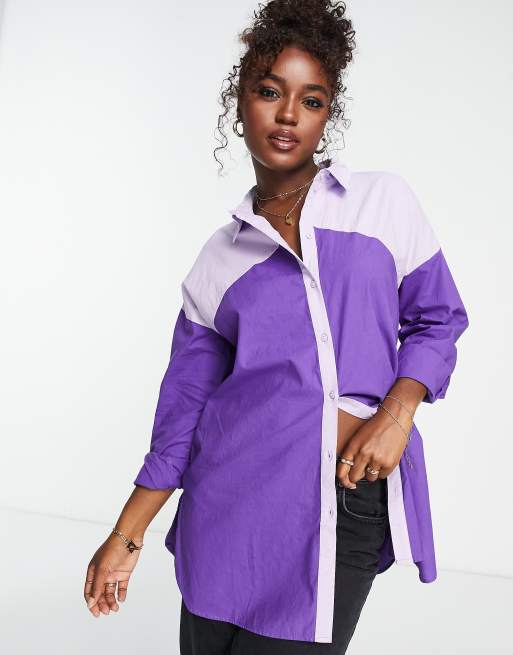 color block shirt womens