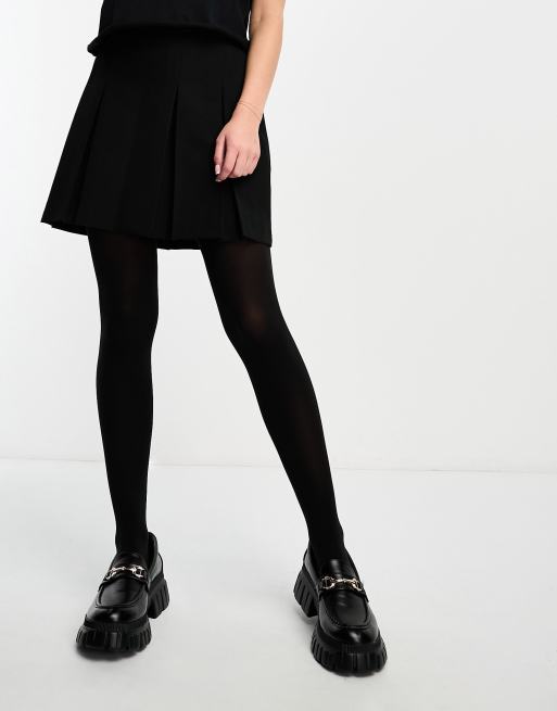 Pieces - Confezione da 2 collant 40 denari neri, 2 di 4