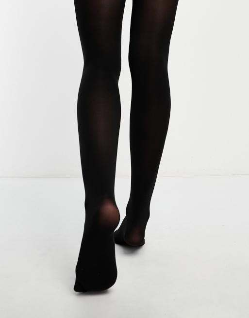 Pieces - Confezione da 2 collant 40 denari neri, 3 di 4