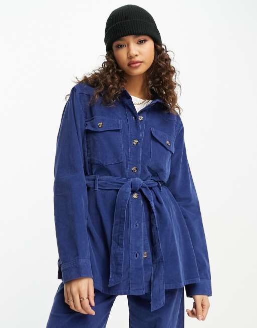 Royal blue jean discount jacket