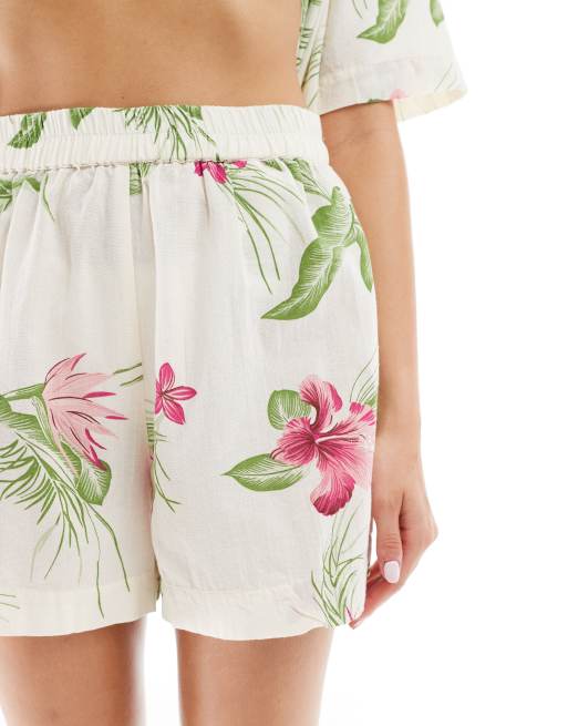 Cotton beach shorts womens store
