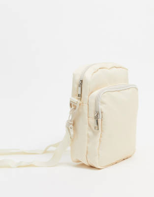 cream cross body bag