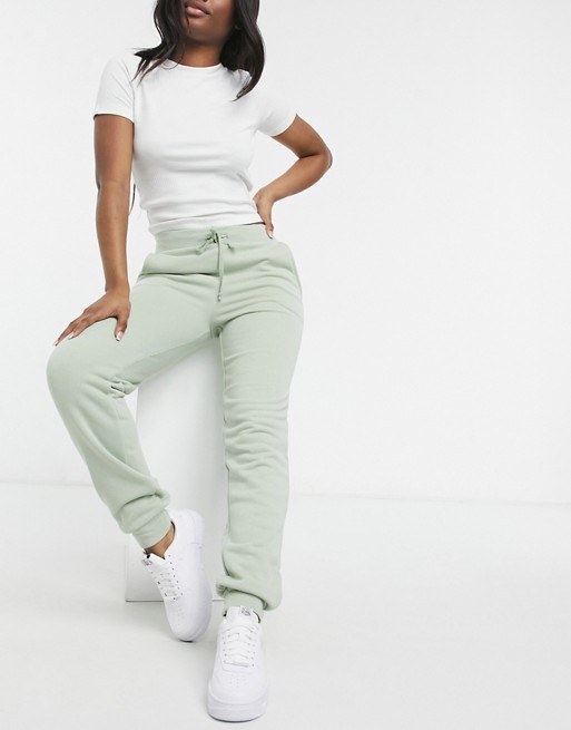 Pieces cuffed joggers in sage