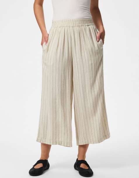 Pieces - Culottes in beige - view 1