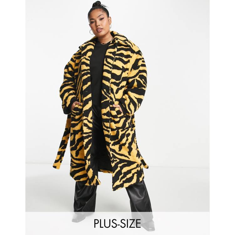 Tiger hot sale print coat