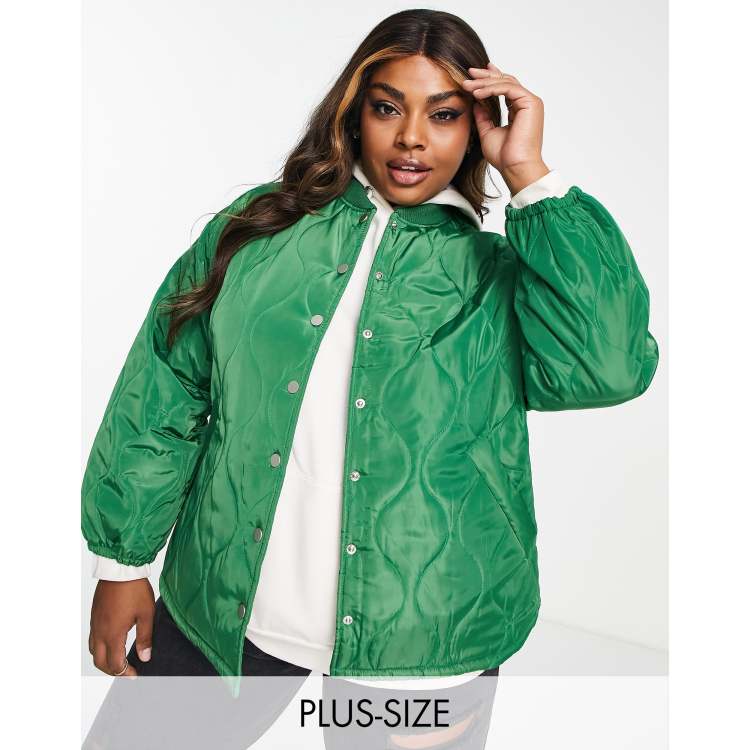 Bright green outlet bomber jacket