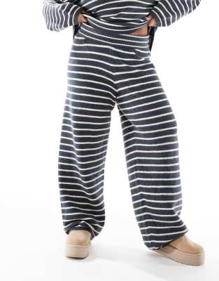 PIECES PLUS PIECES CURVE KNIT WIDE LEG SWEATPANTS 