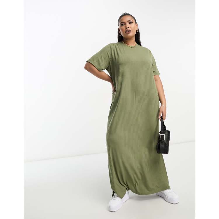 Maxi t shirt dress best sale plus size