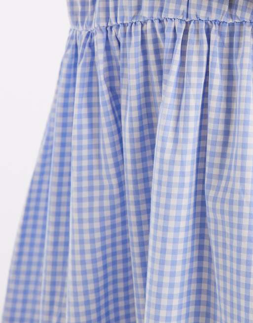 Pieces Curve - Robe babydoll longue sans manches à petites fleurs avec smocks - Jaune pastel, 3 de 4
