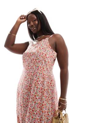 Mini Robe Cocktail Zinga Sans Bretelles - Mousseline à Volants - Orange Et Blanc - Taille M - Neuf étiqueté