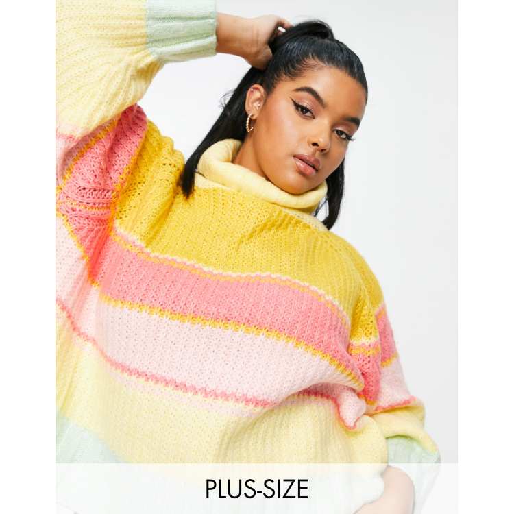 Striped hot sale pastel sweater