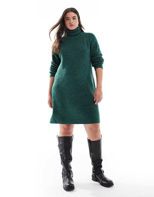 dark green sweater dress Plus Size Asymmetrical Winter Dress, Wool Maxi The RWS verified wool animal welfare and land management and requirements and tracks it from the source to the final product Whistles Ava Round Neck Sweater